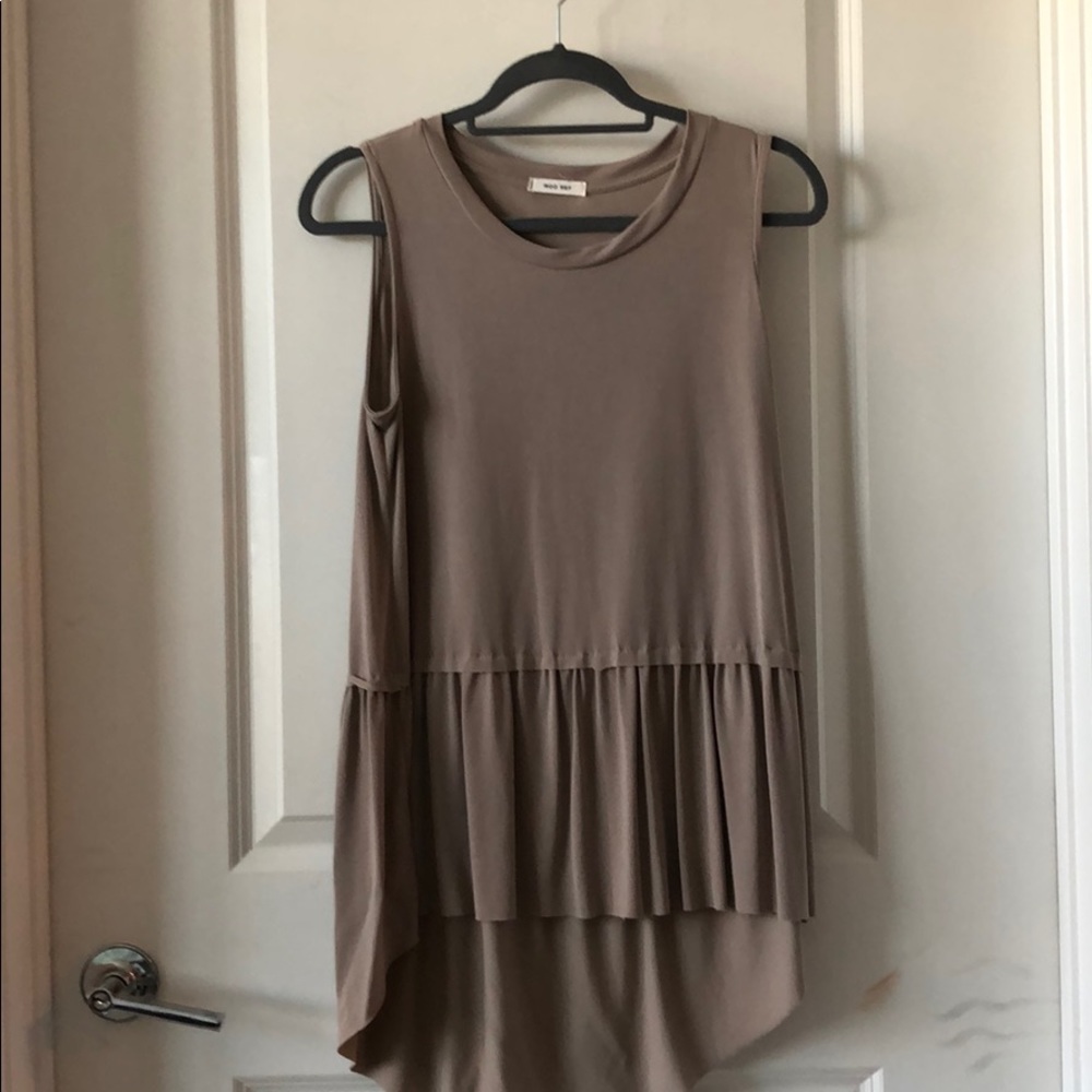 Taupe Flowly Tank Top!